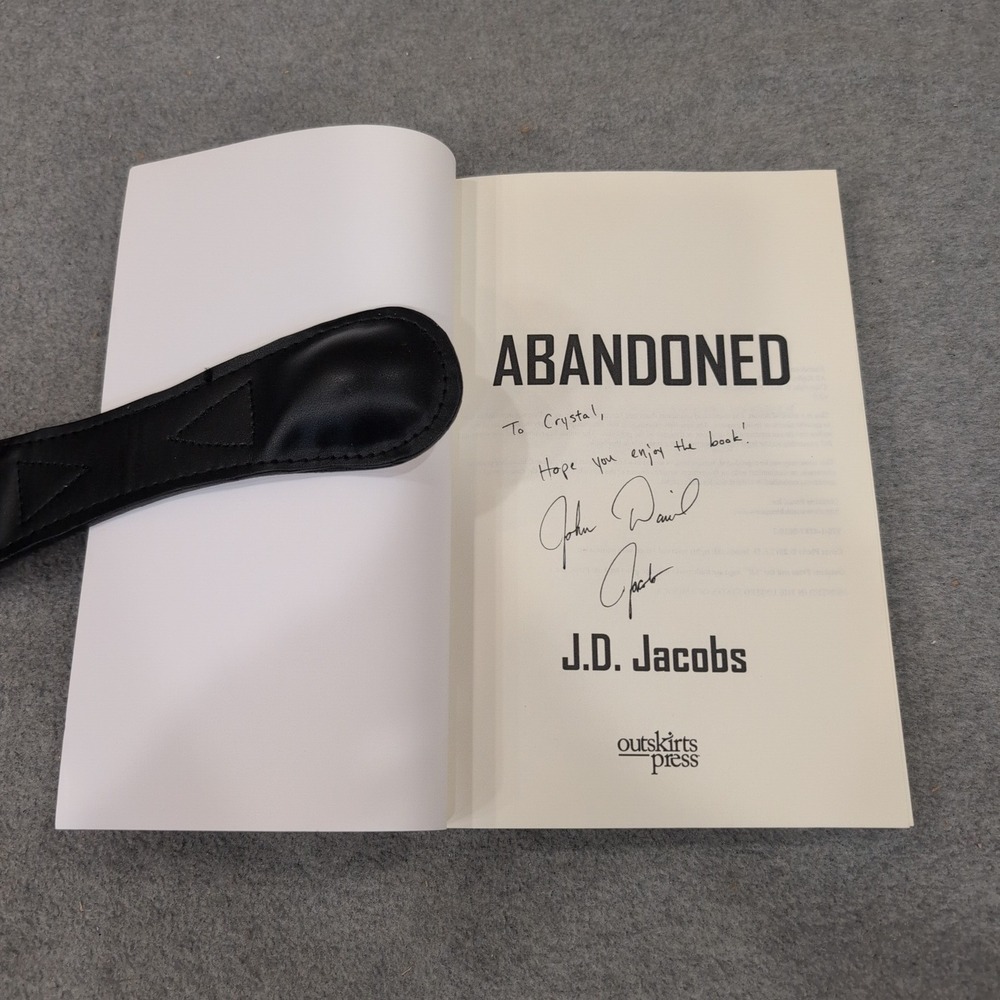 Abandoned J.D. Jacobs Paperback Science Fiction Novel Signed Inscribed VG+ - Picture 3 of 4